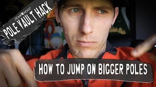 Pole Vault Hack | How to Jump on Bigger Poles | Team Hoot pole vault