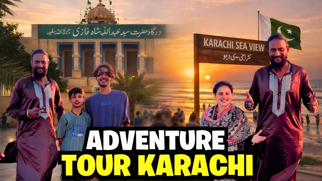  Abdullah Shah Gazi Salam🙌🚩Sea view Enjoy 🤩 & shopping 🛍️ 