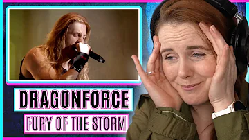 Vocal Coach reacts to DragonForce - Fury Of The Storm (Live)