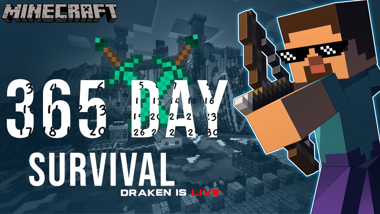 I Survived 24 Hours l None mine craft live / building a palace # ...