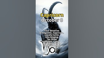 ♑️Capricorn, Oct 8 (Dec 22 – Jan 19)Subscribe✨ Share💫 Like❤️ #horoscope #zodiac #capricorn