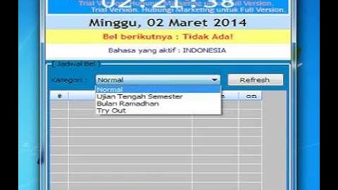 Tutorial Setting Bel Otomatis Sekolah VGTECH