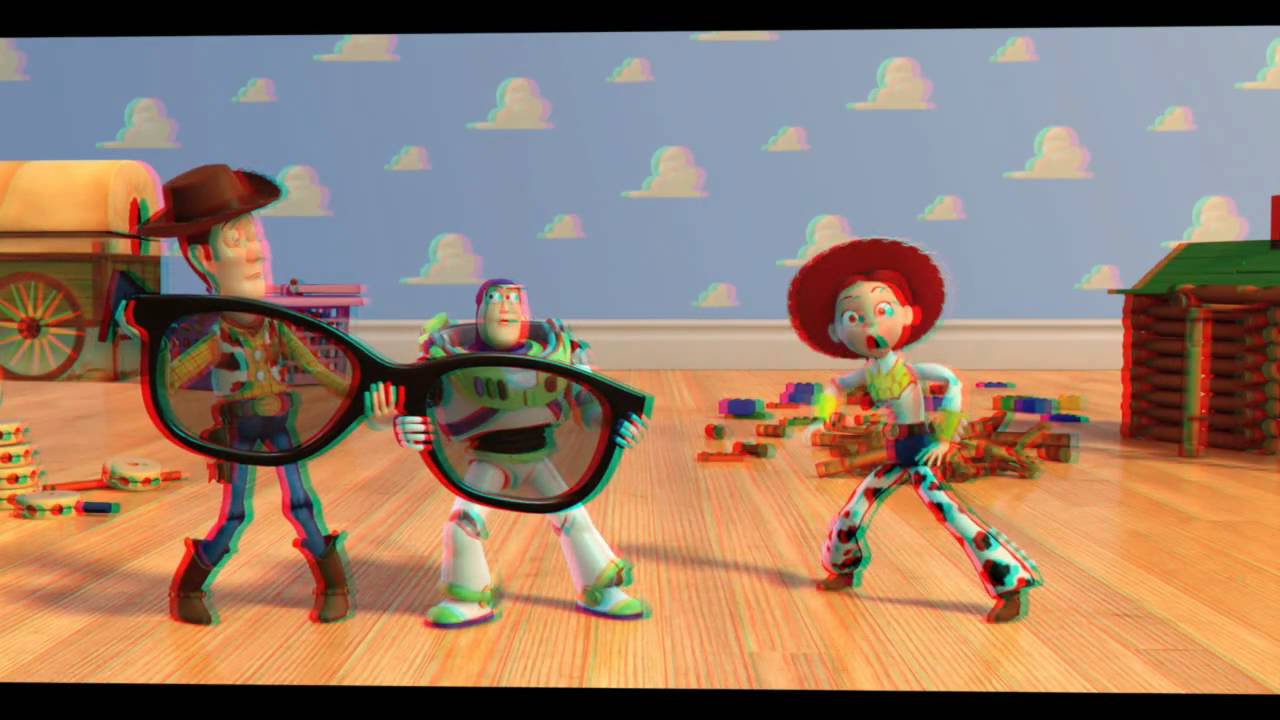 Pef áspero Abiertamente Toy Story 3D Trailer in 3D Anaglyph - YouTube