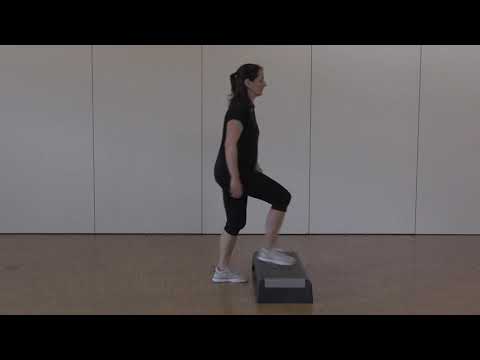 Schulsportprüfung Step Aerobic Mambo
