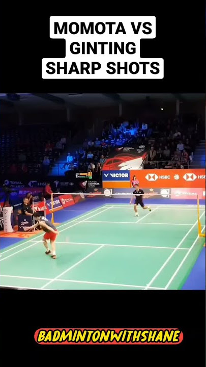 🔥 Momota vs Ginting Sharp badminton 🔥 #shorts