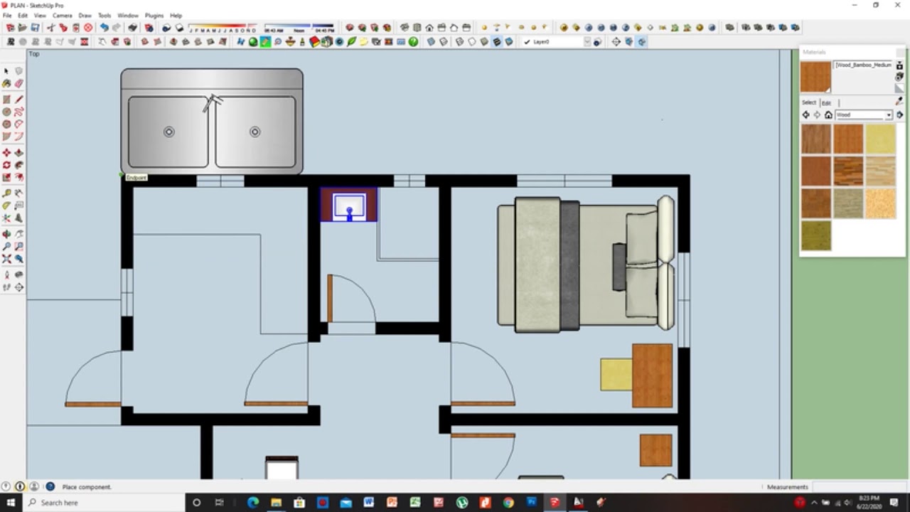 How to make a Floor Plan using Sketchup - YouTube