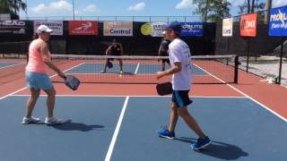 2017 U.S. Open Pickleball Championships - Mixed Doubles 3.5 (50-59) - Round 3 - Game 1 of 2