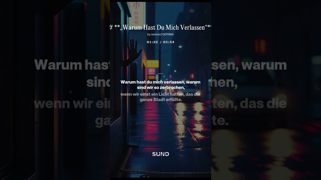 #   „Warum Hast Du Mich Verlassen“   1