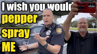 Jeeper threatens and stalks 1A Auditor & Cops get involved 