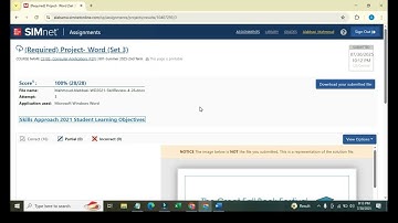 Word 2021 Skills Approach - Ch 4 Skill Review 4.2|Assignment Word SIMnet  Skills Approach |Word 2021