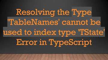 Resolving the Type 