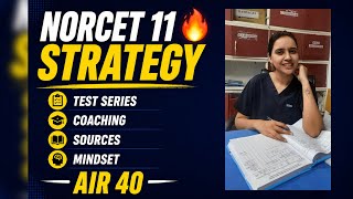 NORCET 11 Crack Strategy 🔥 | Planning, Sources, MCQs, Mindset (Full Guide)