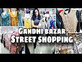 Gandhi bazar street shopping  sri balaji creations gandhi bazar  branded clothes outlet