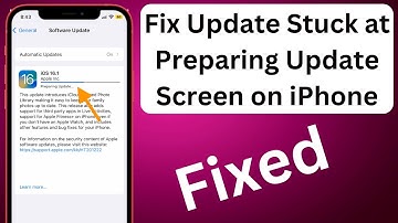 How To Fix Update Stuck at Preparing Update Screen on iPhone or iPad
