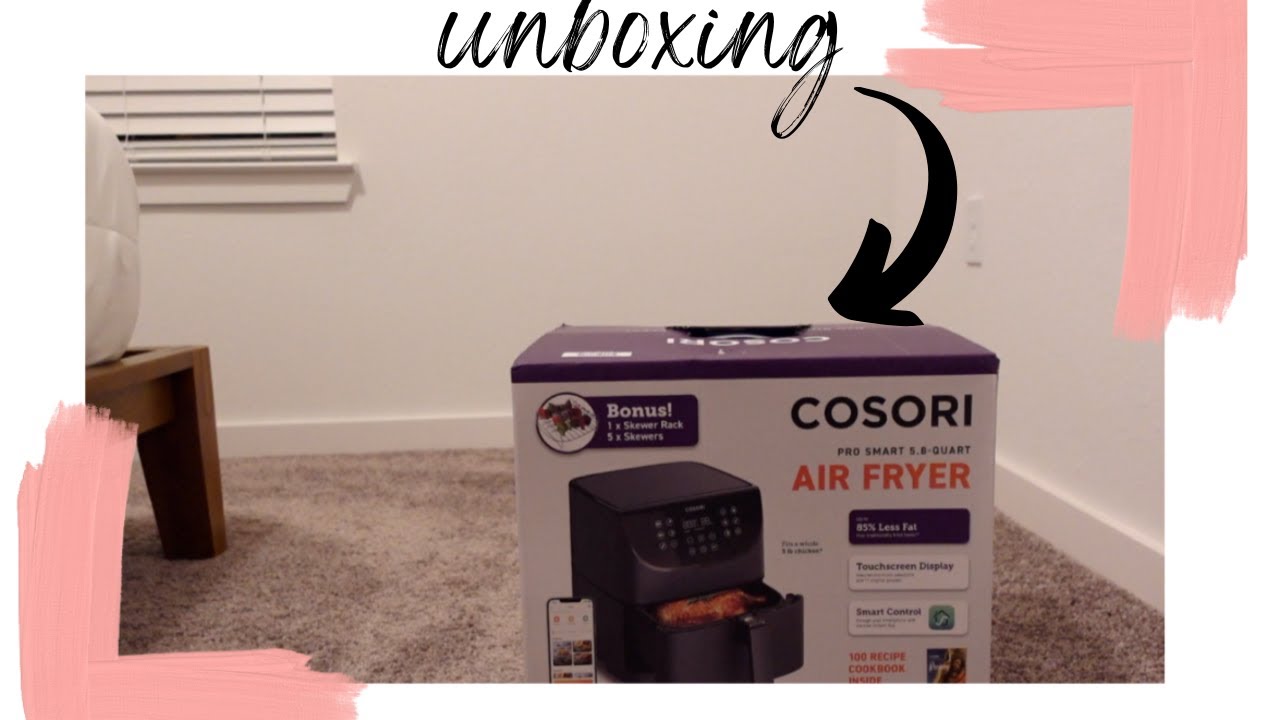 Unboxing Review Cosori Dual Blaze 6.8 qt Smart Air fryer