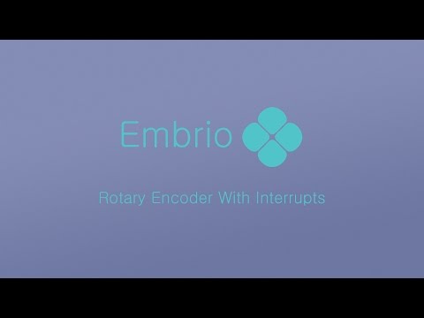 Embrio Tutorial: Rotary Encoder With Interrupts