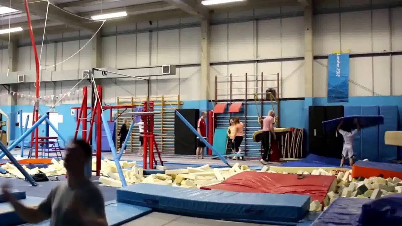 Woking gym, some flips
