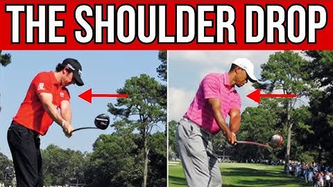 Dropping the Shoulder Like This Makes the Swing Easy