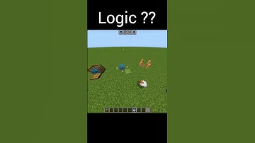 Minecraft logic🔥❗ #minecraft #shorts