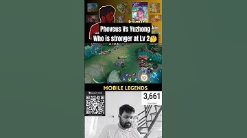 Phoveus Counter ? Yuzhong !? Who is Stronger at Lv 2 - Mobile Legends Shorts 💀 #mobilelegends #mlbb