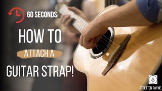 How to attach a guitar strap in one minute - for acoustic guitars screenshot 3