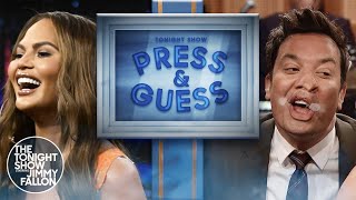 Press \& Guess with Chrissy Teigen | The Tonight Show Starring Jimmy Fallon