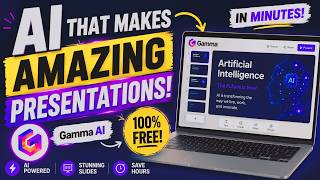 Gamma AI Tutorial | Create Professional Presentations with AI for FREE 🚀 | Set Mind AI