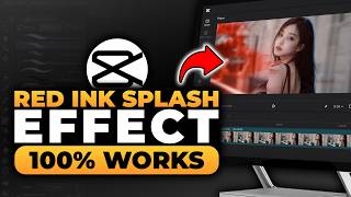 ⁠How To Make Red Ink Splash Effect in CapCut in PC (𝟮𝟬𝟮𝟲) | 100% WORKS | NO Yapping | FAST & EASY