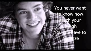 Video thumbnail of "One Direction - Little Things (lyrics)"