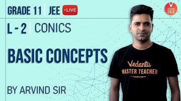 Conic Sections L-2 | Basic Concepts of Conic Section | Class 11 Maths | JEE Main & Advanced| Vedantu