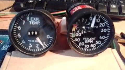 DC-9 instruments via Arduino: APU