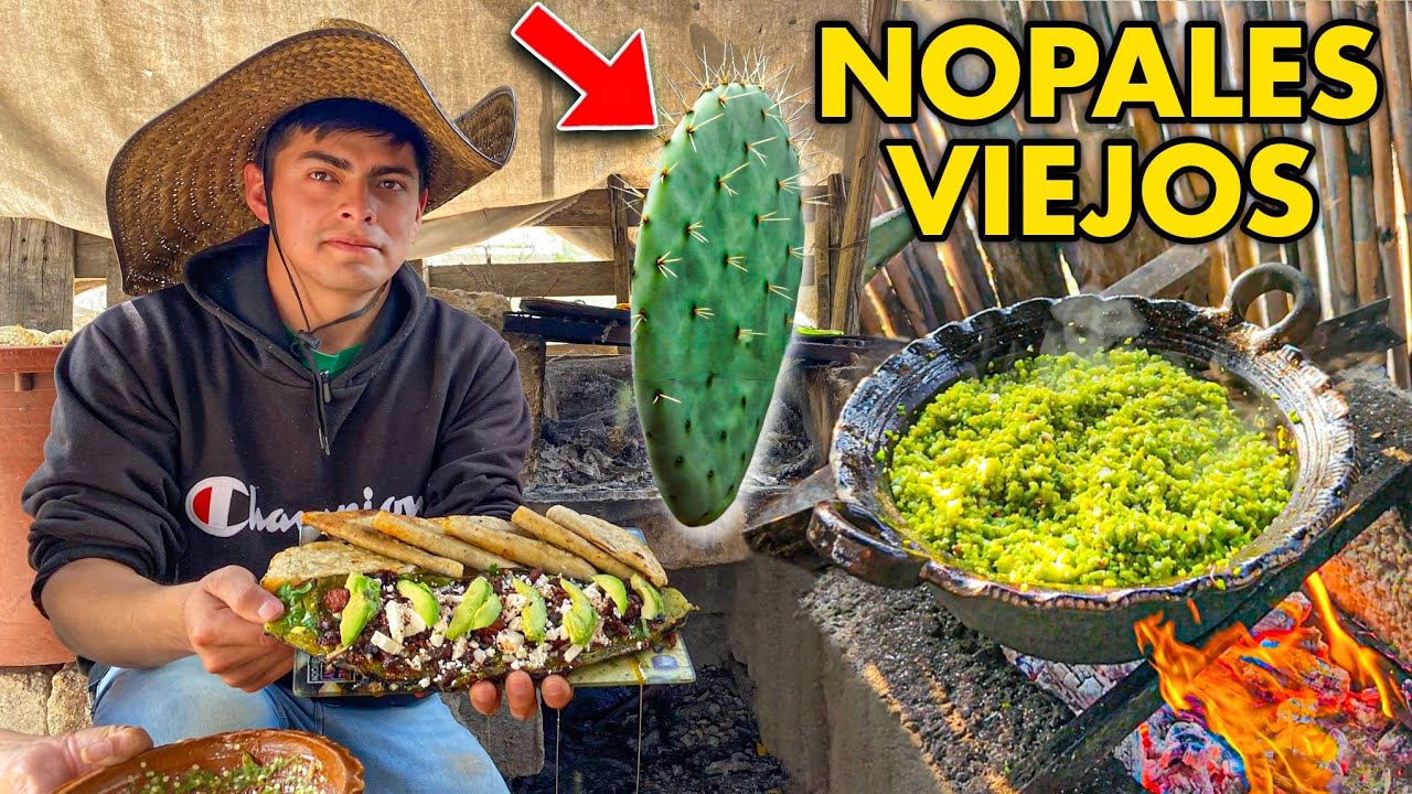 Cocinamos Un Nopal Relleno a Las Brasas