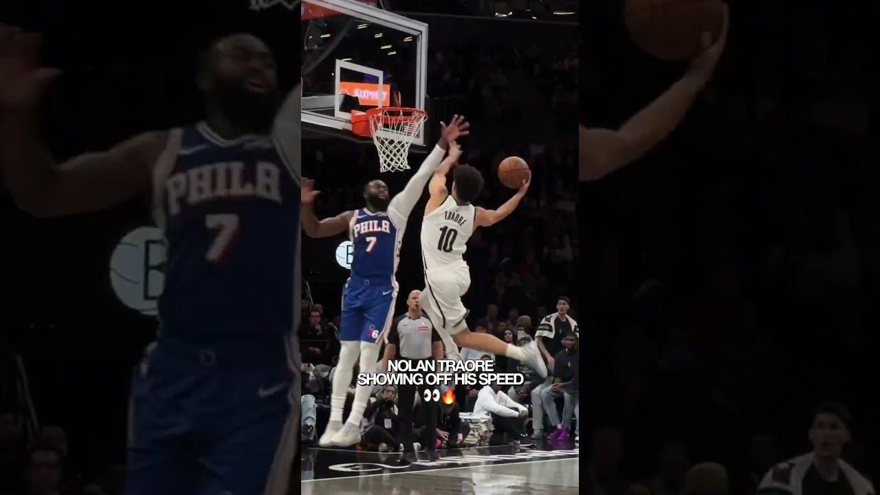 don't blink or else you'll miss him 👀💨 #brooklynnets #nba #fast