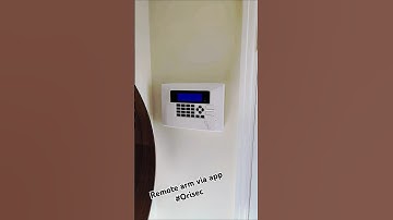 🔊 Remote arming #Orisec via app control 🚨 #burglaralarm #intruderalarm #electrical #alarmsystem