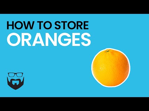 वीडियो: संतरे को कैसे स्टोर करें