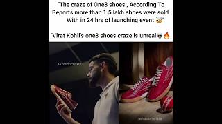 Craze of One8 shoes🔥 #shorts #viral #trending #viratkohli #cricket #aura #motivation