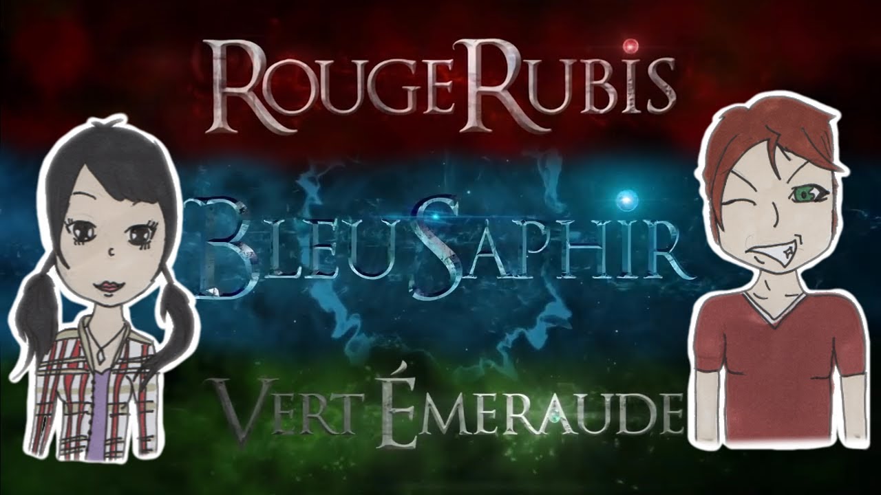 Rouge Rubis Vert Emeraude Bleu Saphir Mon avis sur les livres Rouge Rubis, Bleu Saphir et Vert Emeraude - YouTube