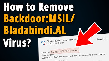 How to Remove Backdoor:MSIL/Bladabindi.AL on Windows 11/10?