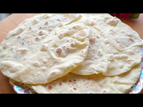 ANNEMİN YARIM ASIRLIK LAVAŞ (YUFKA EKMEĞİ)TARİFİ /lavash bread recipe / pratik yemek tarifleri