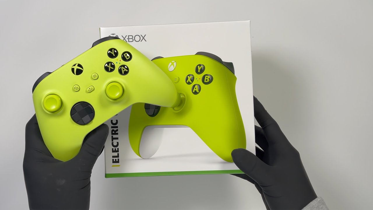 New Xbox Wireless Controller Unboxing Volt - YouTube - Electric