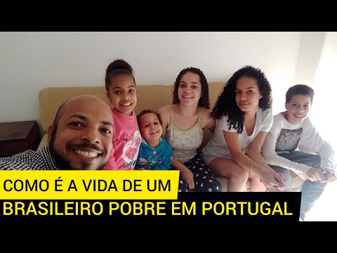 COMO É A vida DE UM BRASILEIRO pobre EM PORTUGAL??!