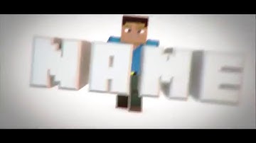 FREE MINECRAFT INTRO TEMPLATE [ C4D , AE ] | IT #136