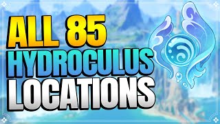 All 85 Hydroculus Locations in Fontaine 4.0 | In Depth Follow Along Route |【Genshin Impact】