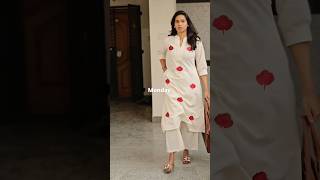 7Days, 7 Elegant Comfortable Summer Kurti Sets