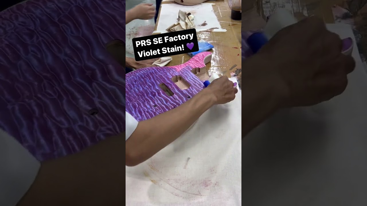 Watch Violet Stain Inside the PRS SE Factory! on YouTube Watch Violet Stain Inside the PRS SE Factory! on YouTube