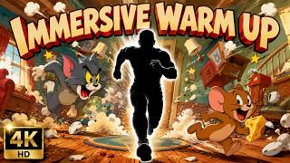 Immersive Interactive Warm Up丨 TOM AND JERRY ESCAPE 丨 Easy Daily Routine | Full Body 4K screenshot 2
