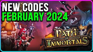 Path of Immortals Codes - New Redeem Code February 2024