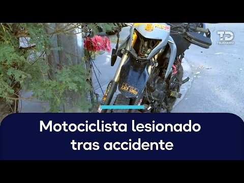 Motorcyclist injured following crash on Camino a Vaquerias Avenue in Guadalupe