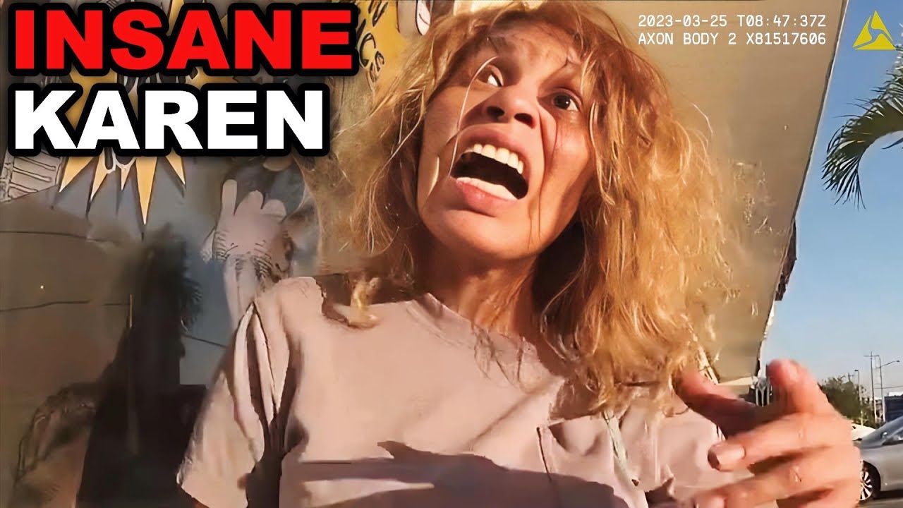 Entitled Karen Causes CHAOS During FELONY Arrest - YouTube