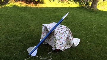 Rocket ejection charge test